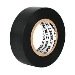 TRUPER - Cinta De Aislar Profesional De Pvc Negra De 9 M X 19 Mm