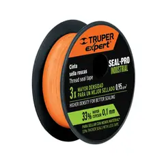 TRUPER - Cinta Teflón Industrial De 1", Largo 13 Metros, Multiusos