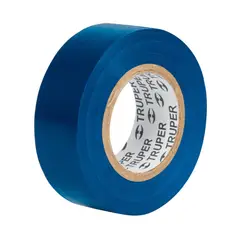 TRUPER - Cinta De Aislar Profesional De Pvc Azul De 9 M X 19 Mm
