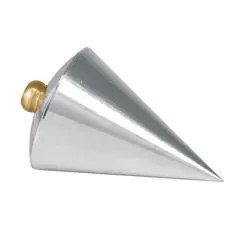 TRUPER - Plomada De Acero 8 Oz (226 G) Tipo Trompo, Acabado Cromado