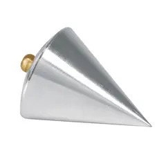 TRUPER - Plomada De Acero 16 Oz (454 G) Tipo Trompo, Acabado Cromado