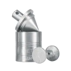 PRETUL - Plomada Metálica #2, 11 Oz (310 G) Con Punta Para Centros