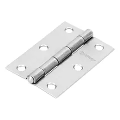 HERMEX - Caja de 20 Bisagras Rectangulares de 7.6 cm, Acero