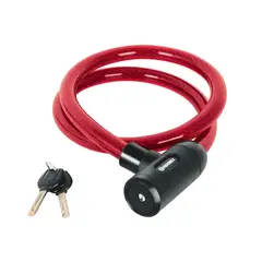 HERMEX - Guaya De Seguridad De 1.20 M X 20 Mm Uso Rudo, Con 2 Llaves