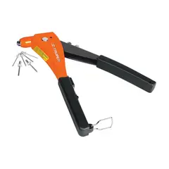 TRUPER - Remachadora Profesional De 10" Con 4 Boquillas Cambiables