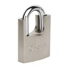 HERMEX - Candado De 40 Mm De Hierro Con Coraza Y 3 Llaves Anti-Ganzúa