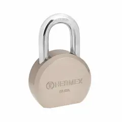 HERMEX - Candado Corto 65 Mm De Acero Máxima Seguridad con 3 Llaves