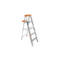 TRUPER - Escalera De 5 Escalones - 4 Peldaños Con Bandeja, Tipo 2
