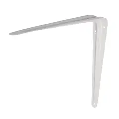 FIERO - Pie De Amigo Blanco De Acero 25 Kg, 30 Cm X 36 Cm