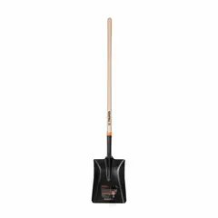 TRUPER - Pala Cuadrada Profesional, Largo 141 Cm Y Ancho 26 Cm