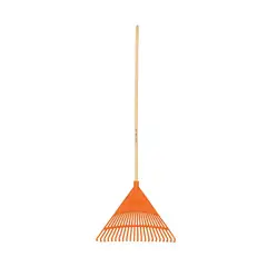 TRUPER - Rastrillo Plástico Para Jardín Con Mango, Cabeza De 56 Cm