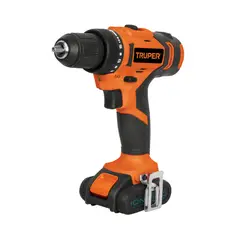 TRUPER - Taladro Inalámbrico 3/8" Profesional, 12 V Y Torque 13 Nm