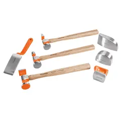 TRUPER - Combo De Martillos Y Entibadores Para Latonero, 7 Piezas