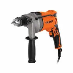 TRUPER - Taladro Percutor 1/2" Reversible 750 W Con Mango De Apoyo