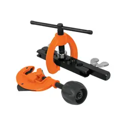 TRUPER - Juego De Cortador Y Rebordeador De Tubo Con Estuche