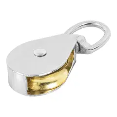 FIERO - Polea De 38 Mm, Capacidad 75 Kg Para Guaya, Cable O Cuerda