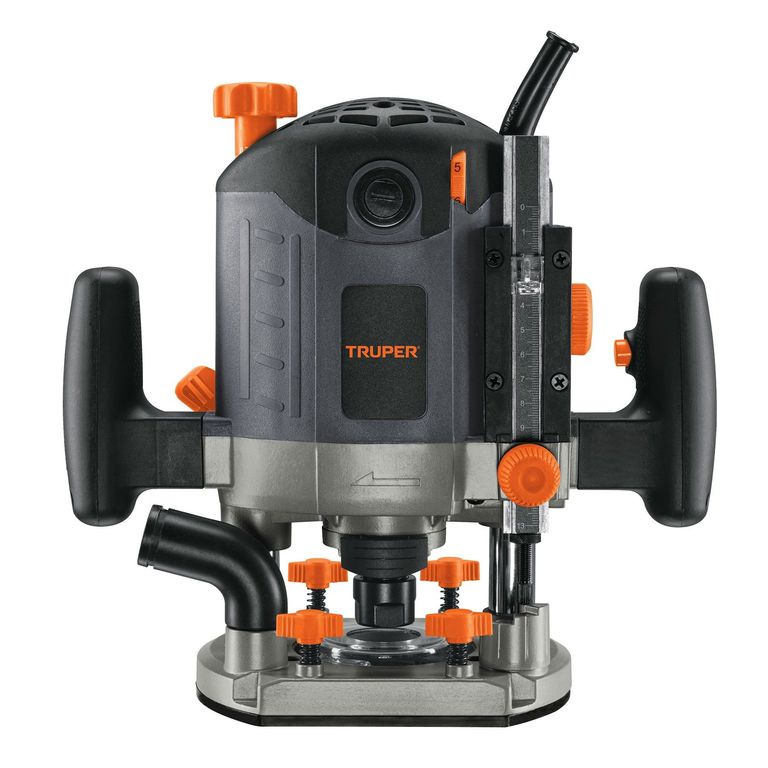 Ruteadora Industrial 1/2" Y 1/4", 1.200 W Con Accesorios