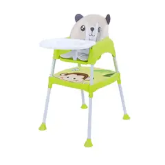 KIDSHOP - Silla Comedor Y Escritorio Bebe Cojin Acolchado Oso verde