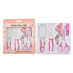 KIDSHOP - Set de aseo personal niña 6 piezas rosado