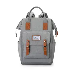KIDSHOP - Pañalera Multifuncional Bolso Morral Bebe Correas Gris 3065