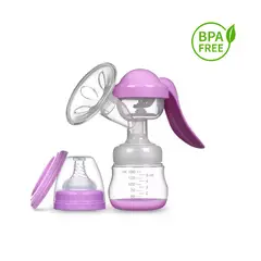 KIDSHOP - Extractor manual leche materna bebés sacaleches rosalila