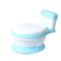 KIDSHOP - Inodoro Vasenilla Para Niños Niñas Acolchada Azul 666-11