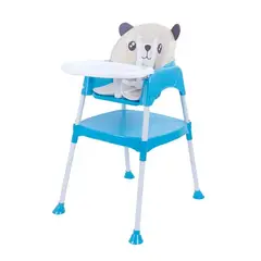 KIDSHOP - Silla Comedor Y Escritorio Para Cojin Acolchado Oso TURQUESA