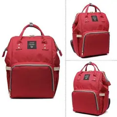 KIDSHOP - Pañalera Bolso Morral Materno de bebe Rojo