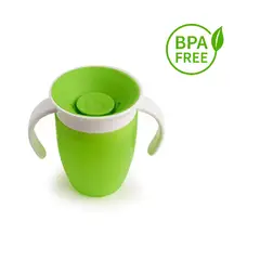 KIDSHOP - Vaso-antiderrame-360-antigoteo-para-bebe-verde-