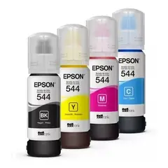 EPSON - Juego de tinta 544 original negro ,cyan, magenta, yellow)