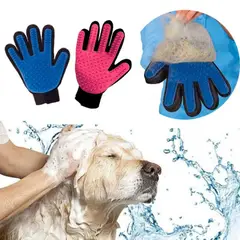 GENERICO - Guante Quita Pelo Masajeador Silicona Perros Gatos
