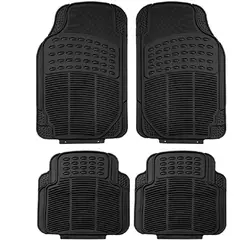 GENERICO - Tapete para Automovil De Goma Continental 4 Pzas Negro