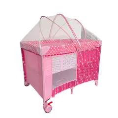 KIDSHOP - Corral Para Bebes Toldillo Camping Maleta Viaje Rosa SA-1