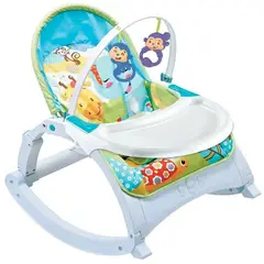KIDSHOP - Silla Mecedora Vibradora Crece Conmigo Bandeja 6808CD Jirafa
