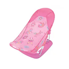 KIDSHOP - Silla Asiento Soporte Bañera Bebe Descanso Malla 66577 Rosa