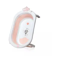 KIDSHOP - Bañera Tina Para Bebe Plegable Portail Rosada 8005