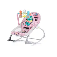 KIDSHOP - Silla Mecedora Vibradora Crece Conmigo Bebe 68148 Rosa Robot