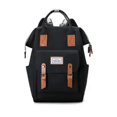 KIDSHOP - Pañalera Multifuncional Bolso Morral Bebe Correas Negro 3065