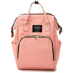 KIDSHOP - Pañalera bolso morral materno de bebe coral hy-1