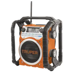 TRUPER - Parlante Radio Bluetooth 24 W Con Barras Protectoras