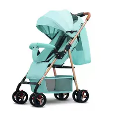 KIDSHOP - Coche Para Bebe Capota Expandible Reversible PD-701-3 Verde
