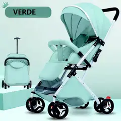 KIDSHOP - Coche Paseador Tipo Maleta + Toldillo PD-6609-2-VD