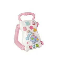 KIDSHOP - Andadera Musical Mesa Didactica Actividades Para Bebe Rosa