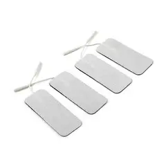 ROSCOE - Electrodos Adhesivos Rectangulares 4 Unidades Medical Blanco
