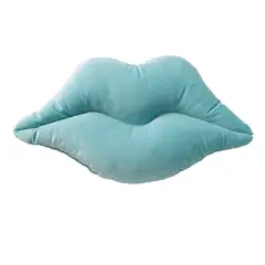 BANZAY - Cojin Labios Beso Suave - Azul Claro