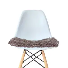 BANZAY - Cojin en Peluche para Silla Eames kit x2 - Café