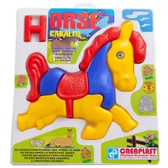 CREAPLAST - Rompecabezas Infantil Caballo - Multicolor