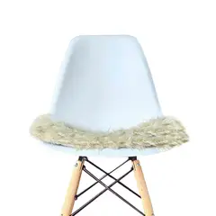 BANZAY - Cojin en Peluche para Silla Eames kit X6 - Crema