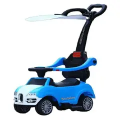 KIDSHOP - Carro montable paseador para bebes con posapies Azul-