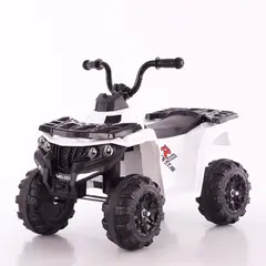KIDSHOP - Cuatrimoto Electrica Ninos Recargable Montab BLANCO WM-1122-